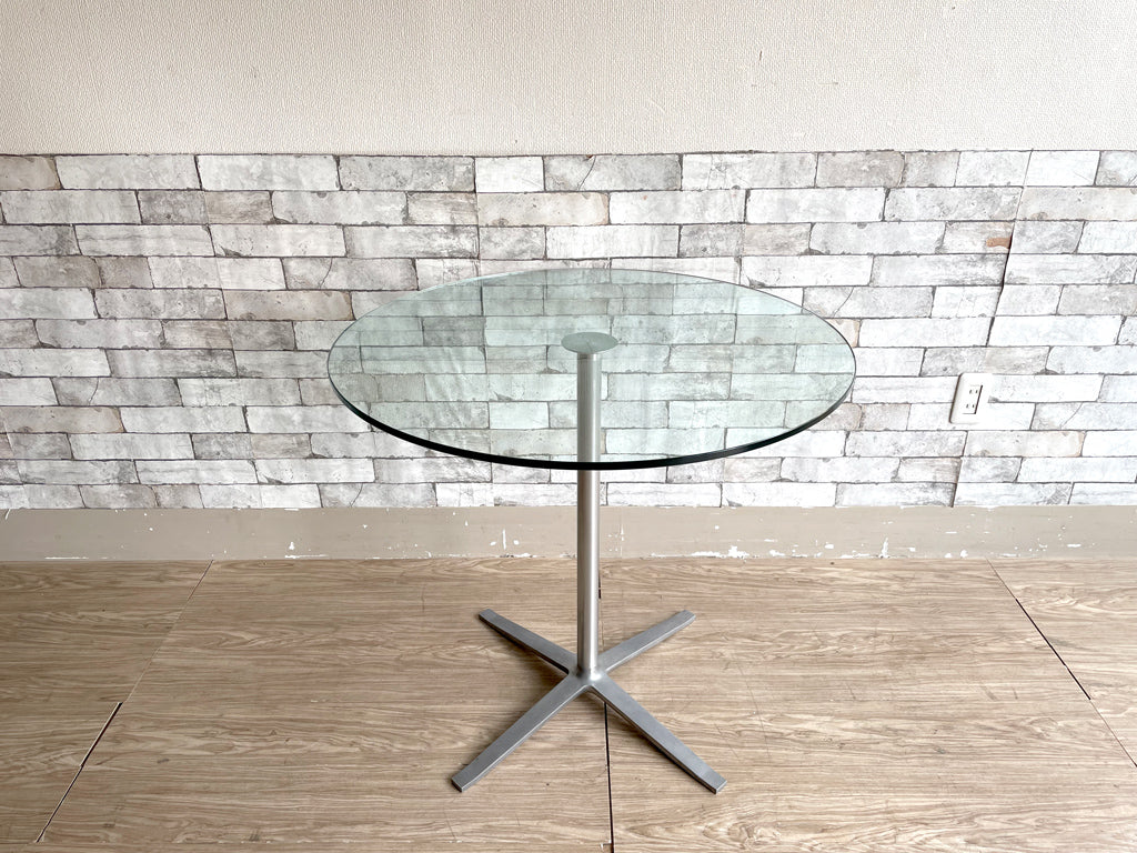 ウォルターノル WALTER KNOLL エックステーブル X-Table カフェテーブル ガラストップ Pearson Lloyd モダンデザイン ドイツ  中古品  買い取りしました。