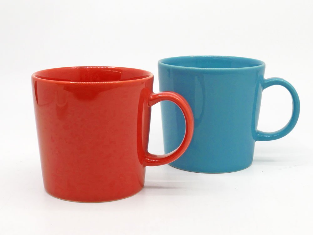 イッタラ iittala ティーマ TEEMA マグ 300ml 廃番色 カイ・フランク Kaj Franck フィンランド 北欧食器 テラコッタ&ターコイズ 中古品 買い取りしました。