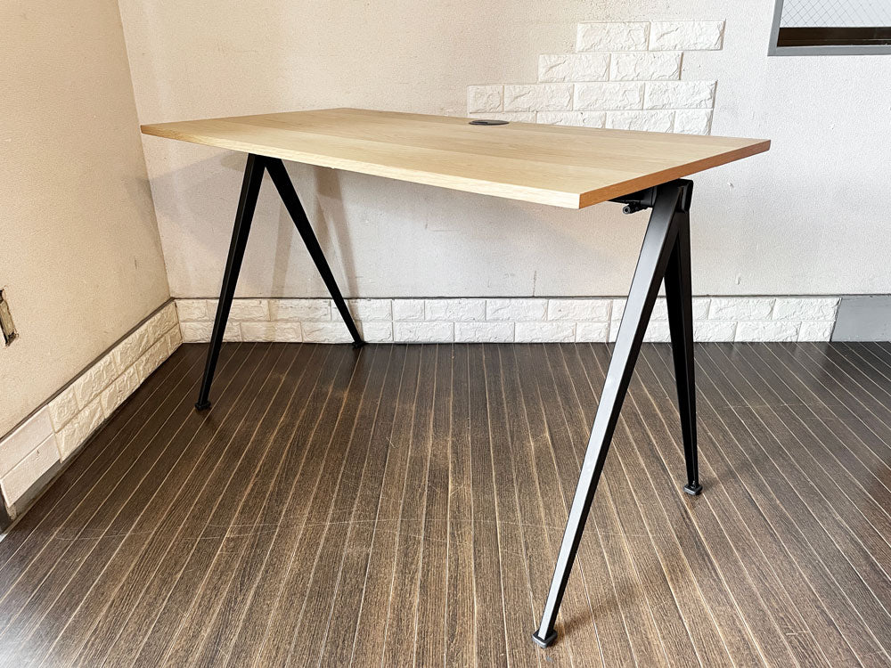 ヘイ HAY ピラミッドデスク PYRAMID DESK オーク材 × スチール脚 コンパスレッグ W120cm 定価￥55,000-  中古品  買い取りしました。