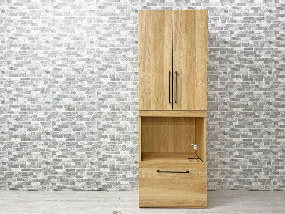 ナチュラルモダンスタイル Natural Modern Style スリムキッチンボード カップボード キャビネット 食器棚 W60cm 中古品 買い取りしました。