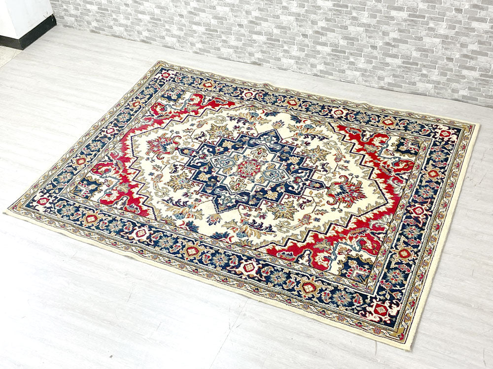 ビンテージスタイル Vintage style ラグ カーペット 絨毯 ペルシャ風 230×168㎝ 中古品 買い取りしました。