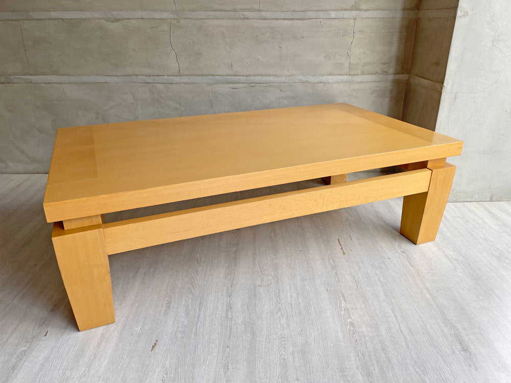 インターデコール INTER DECOR サルダン SARDANE ローテーブル ブナ材 W130 フィリップ・ユーレル 現カッシーナ・イクスシー Cassina IXC. 廃番 中古品 買い取りしました。