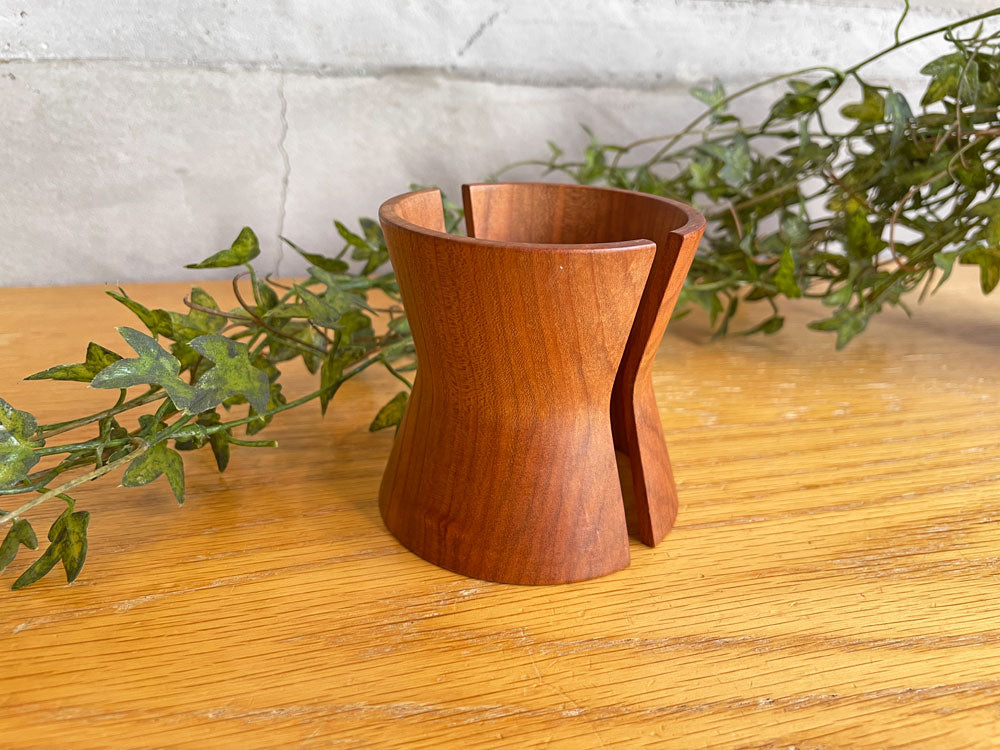 三谷龍二 ケメックス コーヒーメーカ用取手 3カップ用 山桜 現代作家 中古品 買い取りしました。
