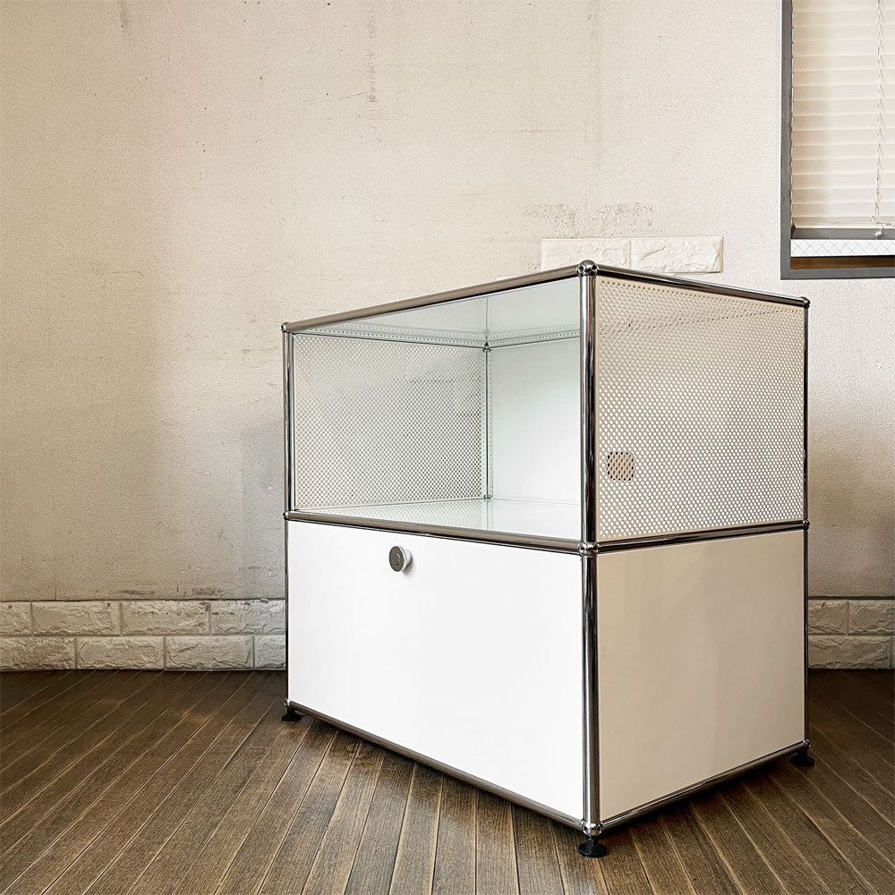 【経堂店】ユーエスエムハラー USM Haller モジュラーファニチャー ハラーシステム キャビネット 1列2段 ピュアホワイト エクステンションドア×1 スイス 参考価格約18万円 買取させていただきました。