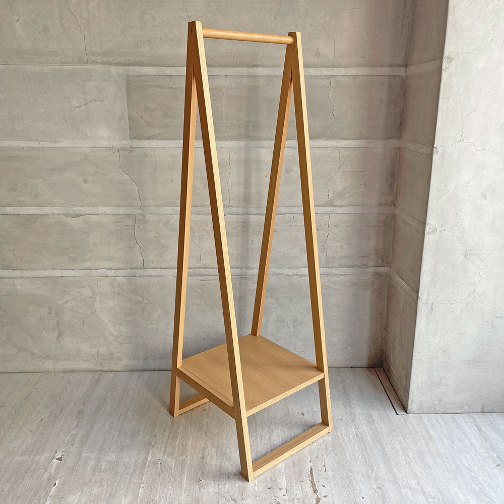 【学芸大学店】無印良品 MUJI オーク材 コートハンガー ハンガーラック H151cm ナチュラルカラー 廃番 買取させていただきました。