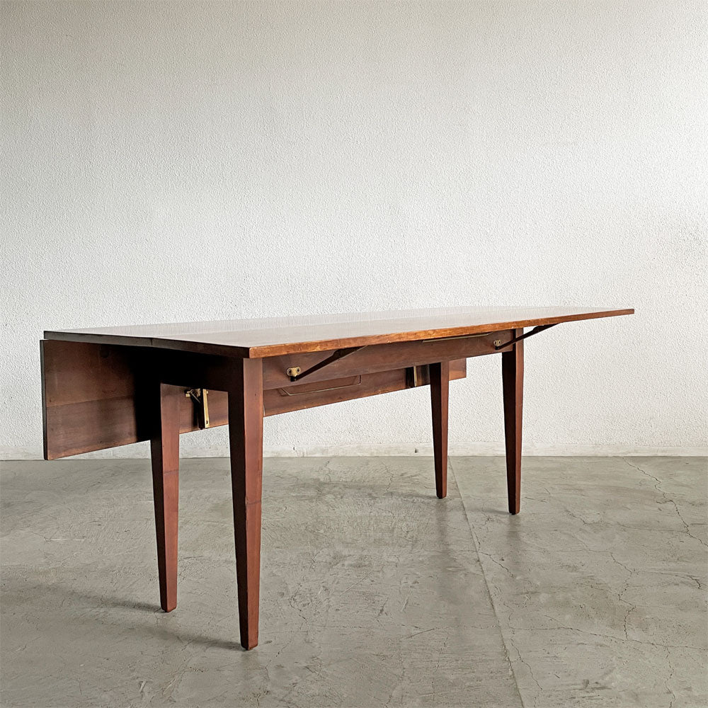 【登戸BASE店】ハーデンファニチャー Harden Furniture チェリー無垢材 バタフライテーブル ダイニングテーブル D46.5/72.5/98.5cm 伸長式 USビンテージ 買取させていただきました。