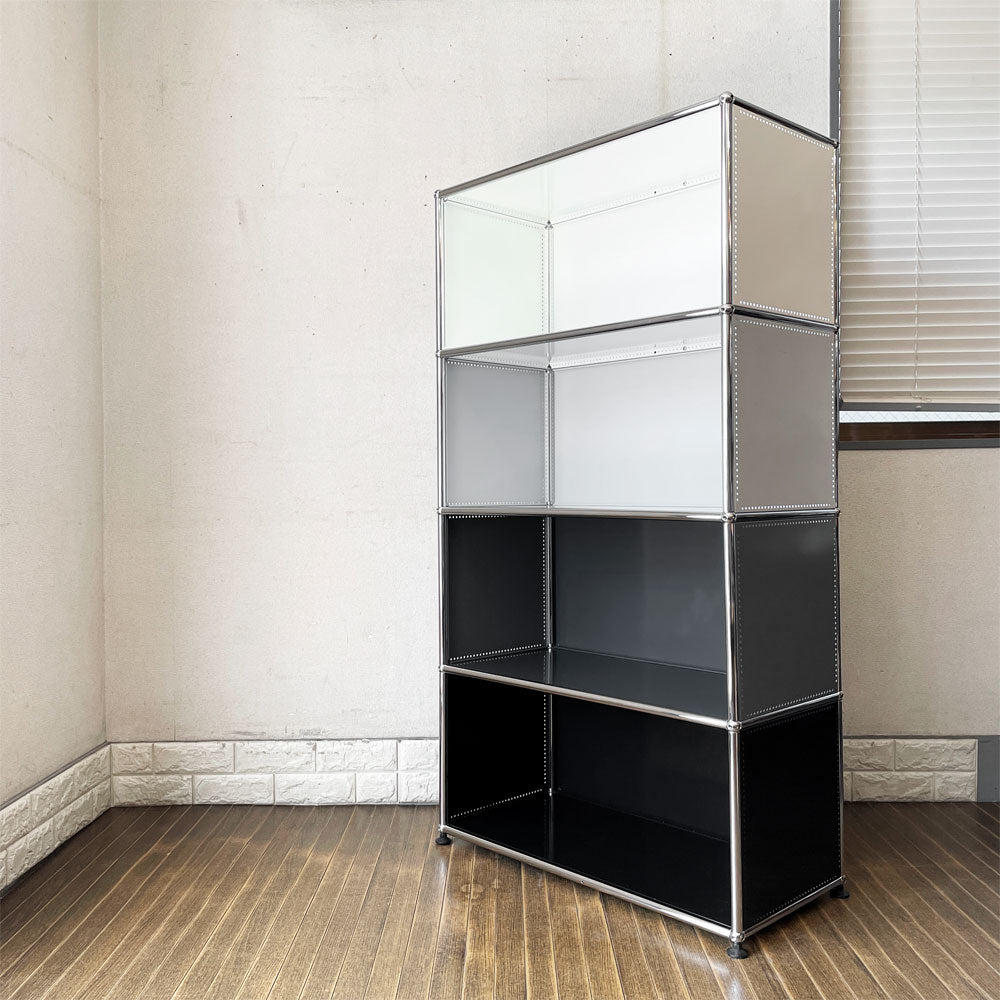 【経堂店】ユーエスエムハラー USM Haller モジュラーファニチャー ハラーシステム キャビネット オープンシェルフ 1列4段 モノトーングラデーション スイス 定価￥214,688- 買取させていただきました。