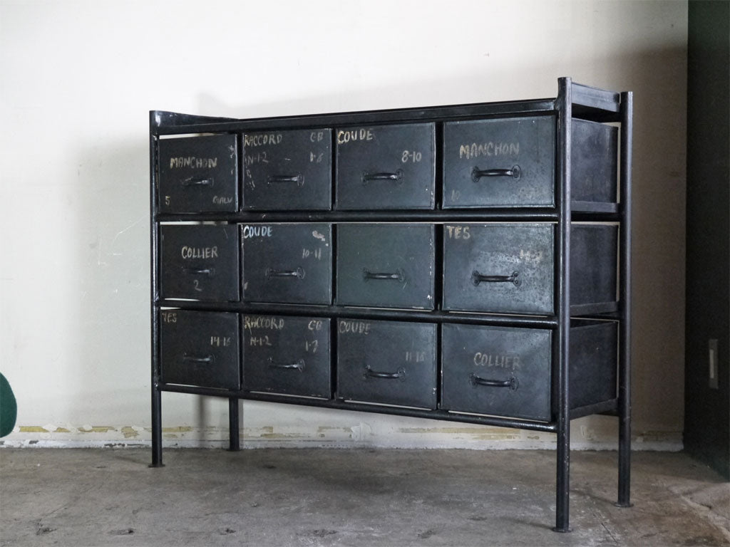 ジャーナルスタンダードファニチャー j.s.F ギデル GUIDEL 12ドロワーズチェスト 12 DRAWERS CHEST インダストリアル 中古品 買い取りしました。