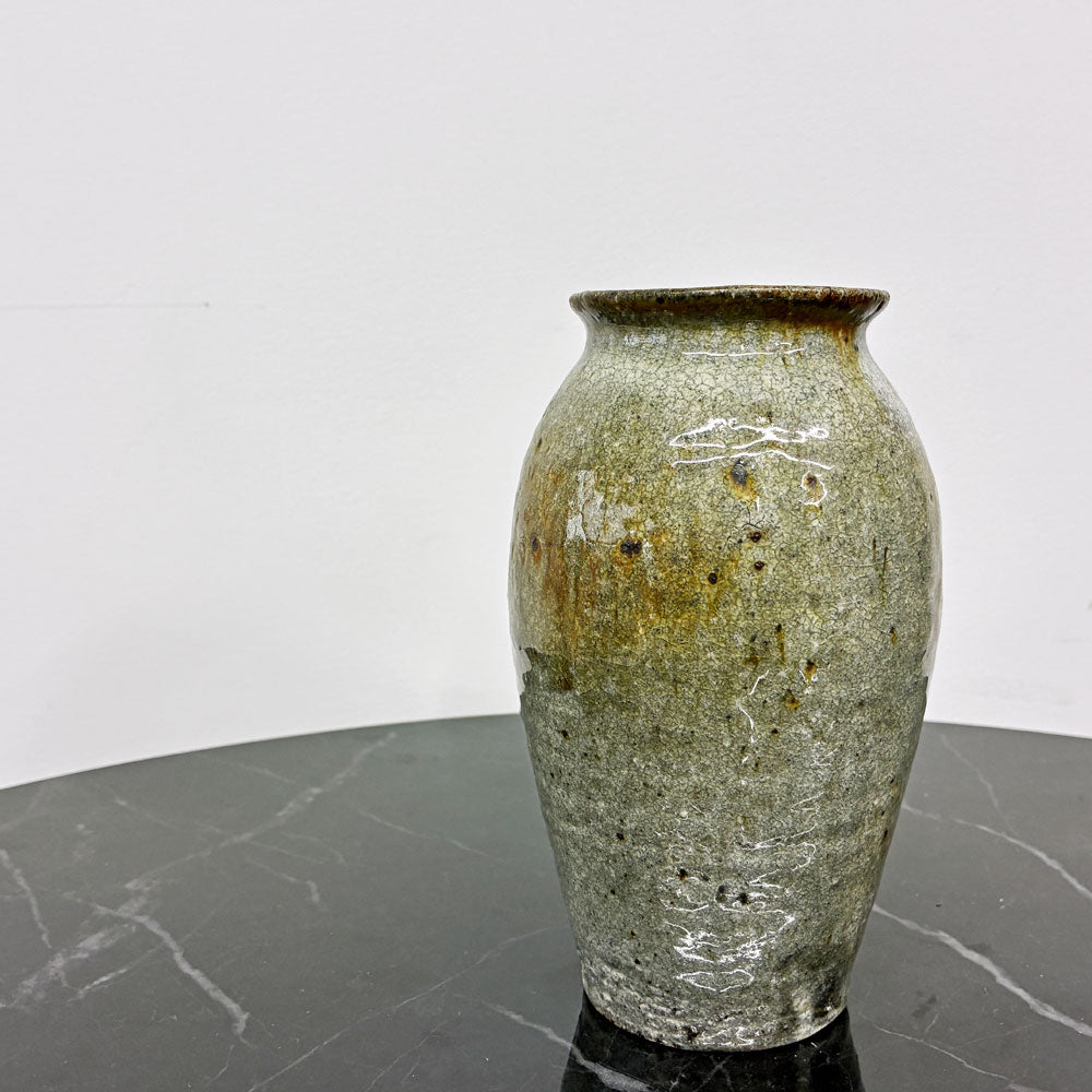 【経堂店】八田亨 花器 花瓶 フラワーベース 陶器 穴窯 薪窯 現代作家 日本 国産 H18.5cm 買取させていただきました。