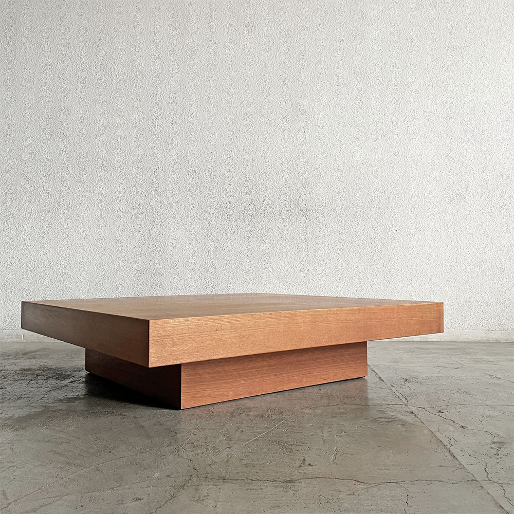 【登戸BASE店】広松木工 Hiromatsu FXテーブル M 高さ25cmタイプ スクエア 105cm角 チーク材 ローテーブル センターテーブル 定価￥181,500- 買取させていただきました。