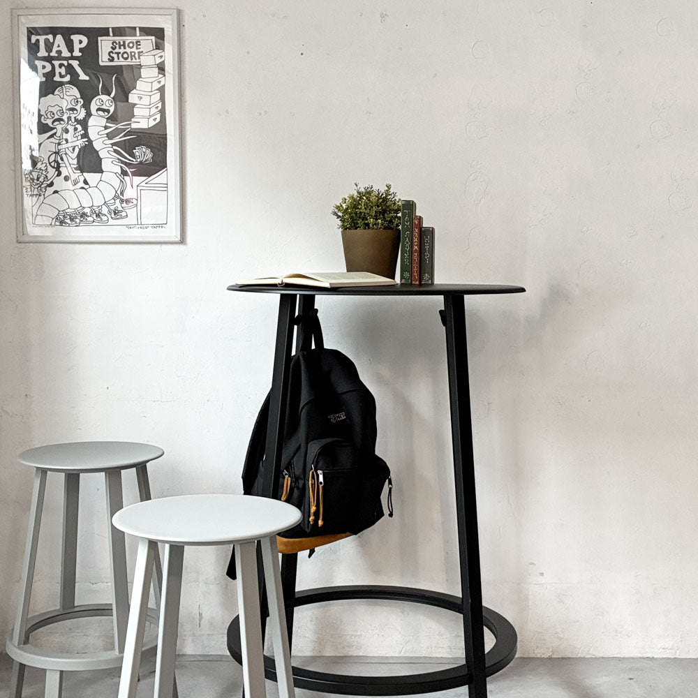 ヘイ HAY リボルバー バーテーブル REVOLVER BAR TABLE カウンターテーブル ハイテーブル H105cm ブラック レオン・ランズメイヤー デンマーク～おもてなすテーブル