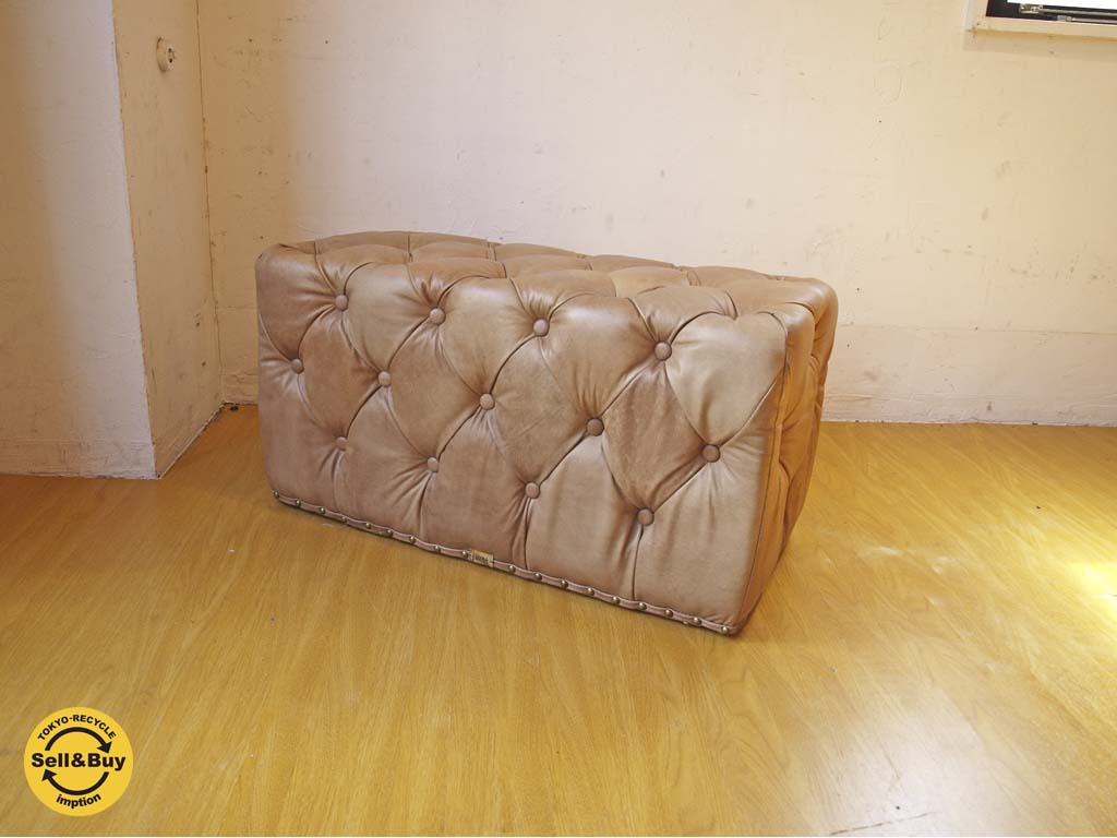 ハロ HALO ロード ディグズビー スモールオットマン ベンチ LOAD DIGSBY Small Ottoman バイカータン Biker tan アスプルンド取扱 中古品 買い取りしました。