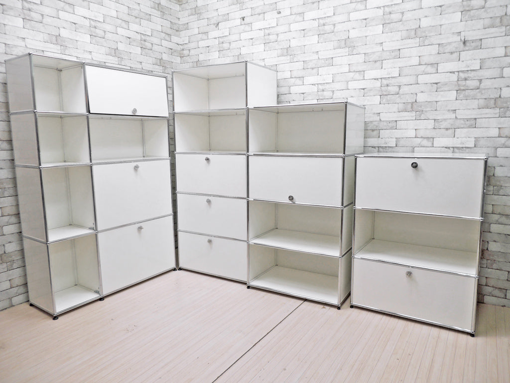 USMモジュラーファニチャー USMハラーシステム キャビネット ホワイト多数  中古品 買い取りしました。