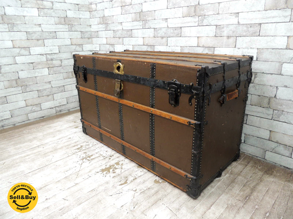 USアンティーク Henry Likly ビッグサイズ トランク ROCHESTER 鍵付き ケース ボックス 収納箱 ローテーブル ビンテージ　中古品 買い取りしました。祖師谷大蔵店 出張買取もお任せ下さい。