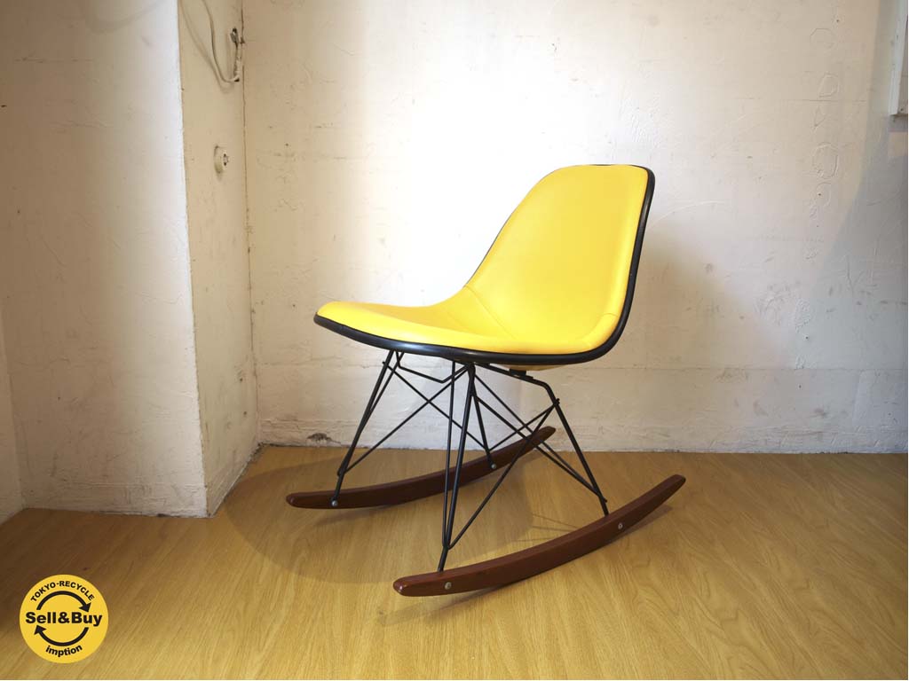 ハーマンミラー Herman Miller サイドシェルチェア 2nd Vintage pvcレザー リプロダクトロッカーベース 中古品 買い取りしました。