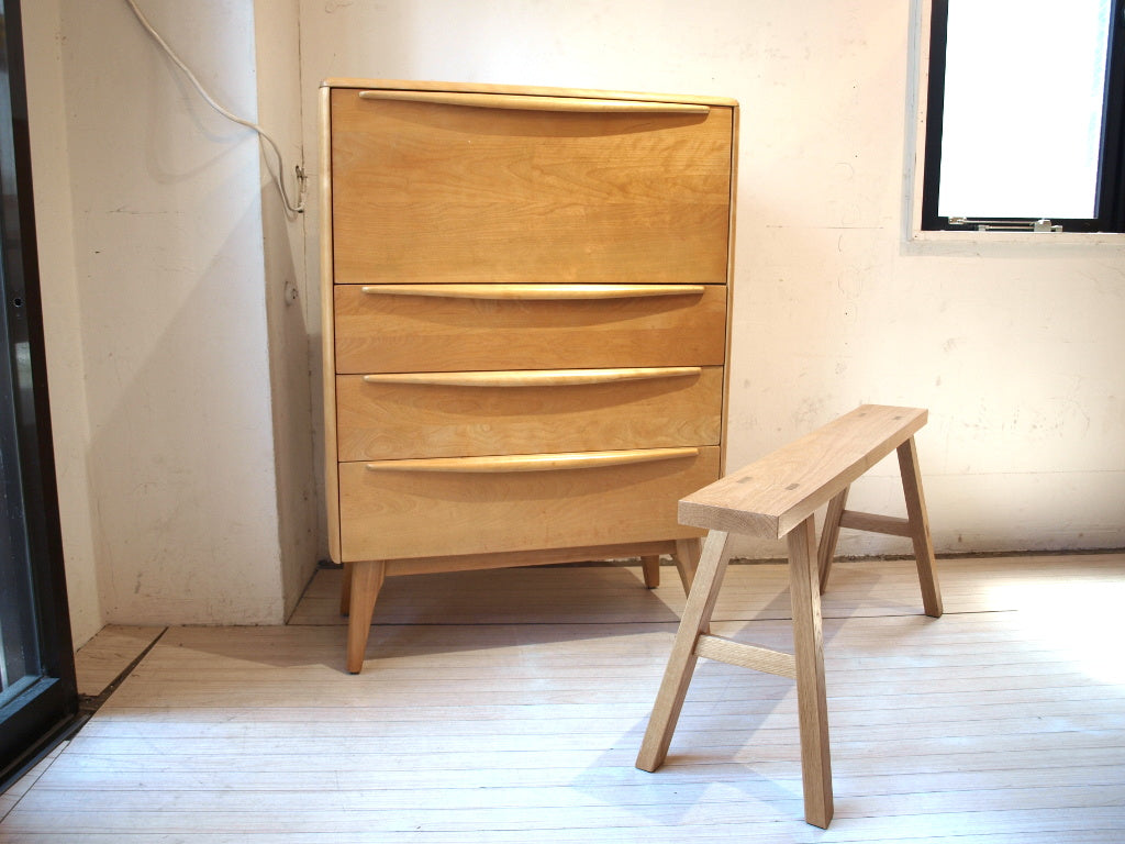 ヘイウッド Heywood wakefield ライティング ビューロー バーチ無垢材 チェスト スタイリッシュモダン 1953年製 中古品 買い取りしました。下北沢店 出張買取もお任せ下さい。