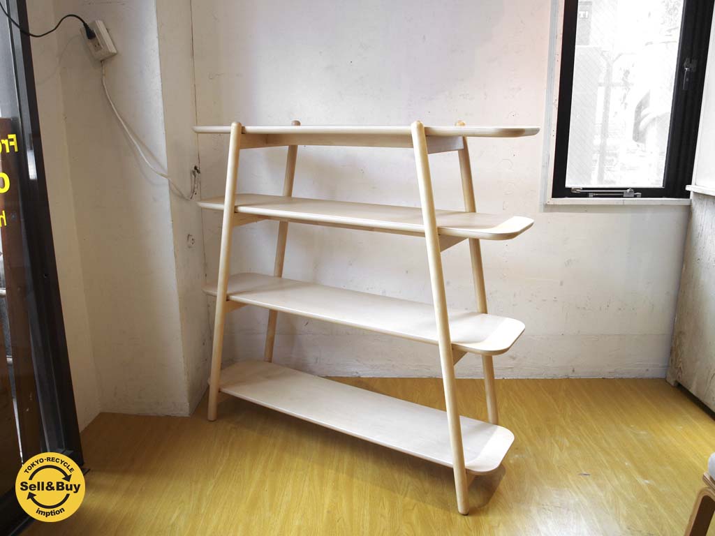 光製作所 リュースシリーズ LJUS ハイシェルフ hi-shelf オープンラック 飾り棚 バーチ材 中古品 買い取りしました。