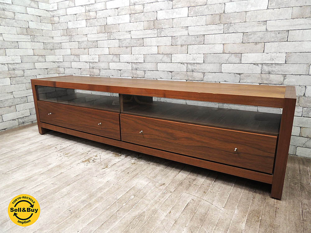広松木工 ベロイデア VERO IDEA テレビボード AVボード TV台 ウォールナット材 w188cm 国産 クラフト家具   中古品 買い取りしました。祖師ヶ谷大蔵店 出張買取もお任せ下さい。