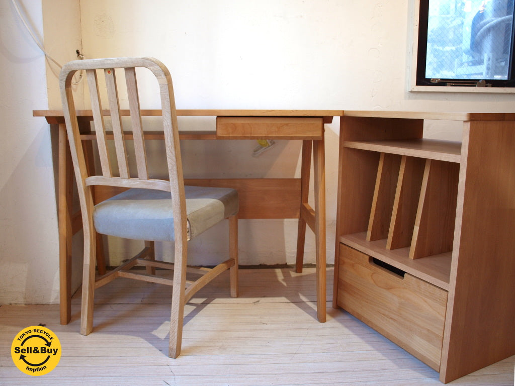 堀田木工所 HOTTA WOODY スキップ デスク＆ランドセルラック SKIP DESK＆RACK アルダー材 UVフィニッシュオイル仕上げ 中古品 買い取りしました。下北沢店 出張買取もお任せ下さい。