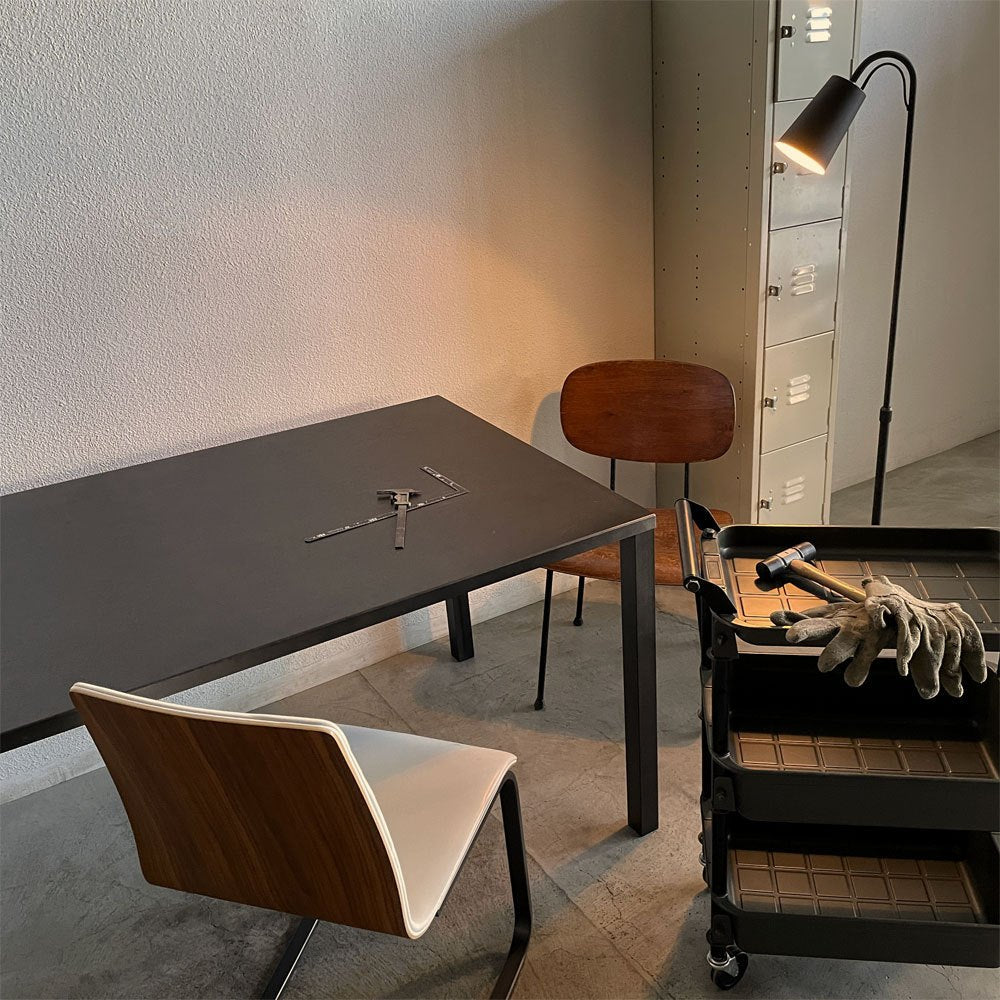 【登戸BASE店】オーダーメイド クロカワ 錆止め加工 鋼材天板 フルスチール ダイニングテーブル W1800 食卓 アイアン ワークテーブル メタル 作業台 買取させていただきました。