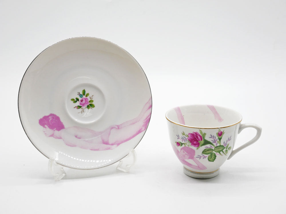 エスター・デルクス ESTHER DERKX カップ＆ソーサー C/S バラ オランダビンテージ Dutch Vintage シボネ CIBONE 取扱 中古品 買い取りしました。