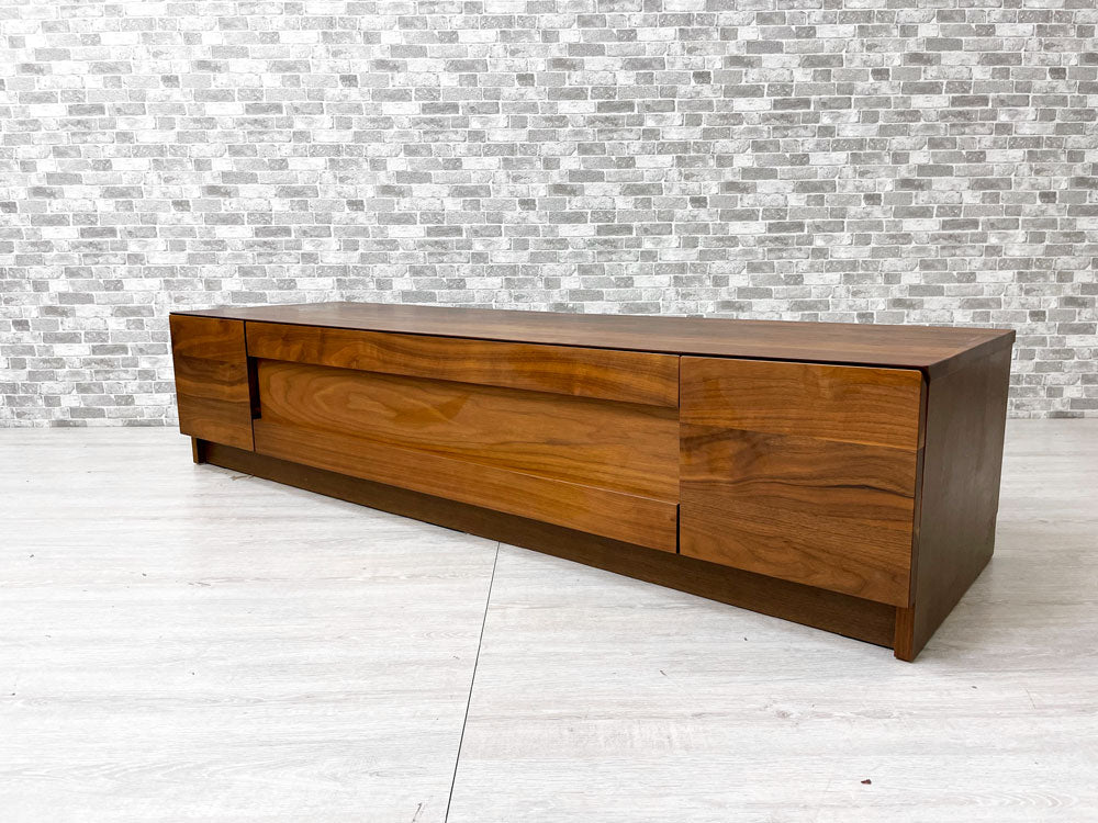 レグナテック LEGNATEC グロッセ Grosse TVスタンド AVボード W160cm テレビ台 ウォールナット材 定価￥154,000- リモコン操作・Wi-fi電波可 中古品 買い取りしました。