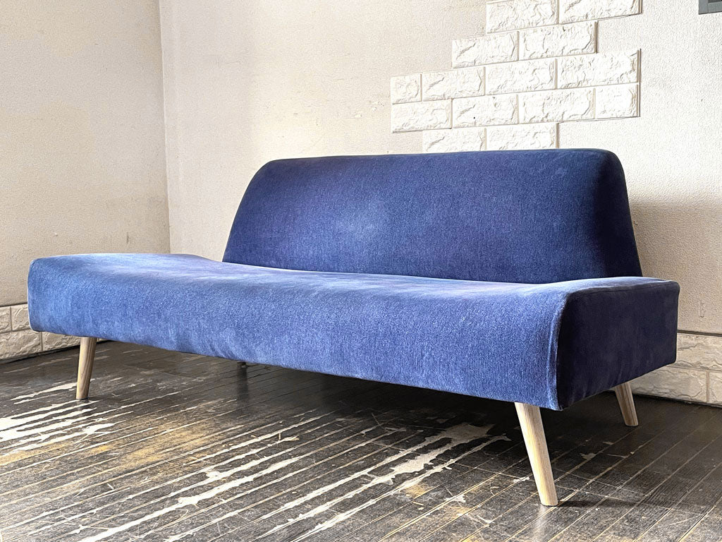 イデー IDEE アーオ ソファ AO SOFA 2シーター ネイビー 岡嶌要 定価￥69,000- ～低さの魅力。～