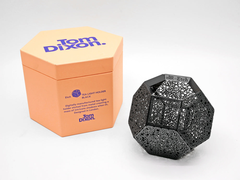 トムディクソン Tom Dixon エッチ ETCH ティーライトホルダー TEA LIGHT HOLDER ドット DOT ブラック 箱付 中古品 買い取りしました。