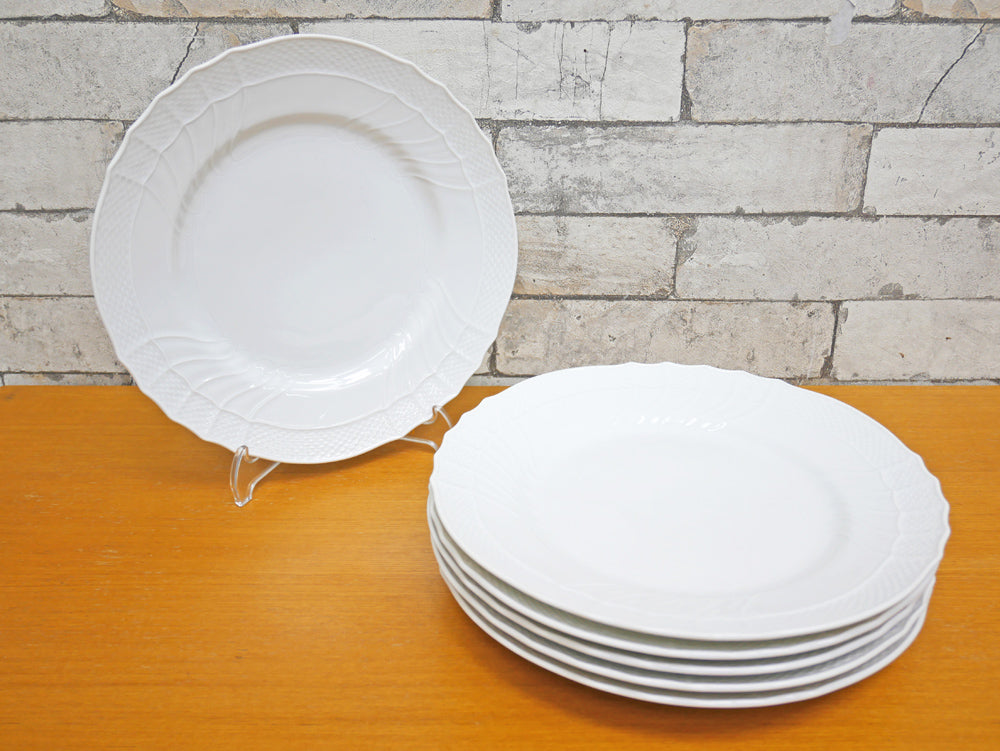 リチャードジノリ Richard Ginori ベッキオホワイト Vecchio White プレート 6枚セット 26cm イタリア 中古品 買い取りしました。