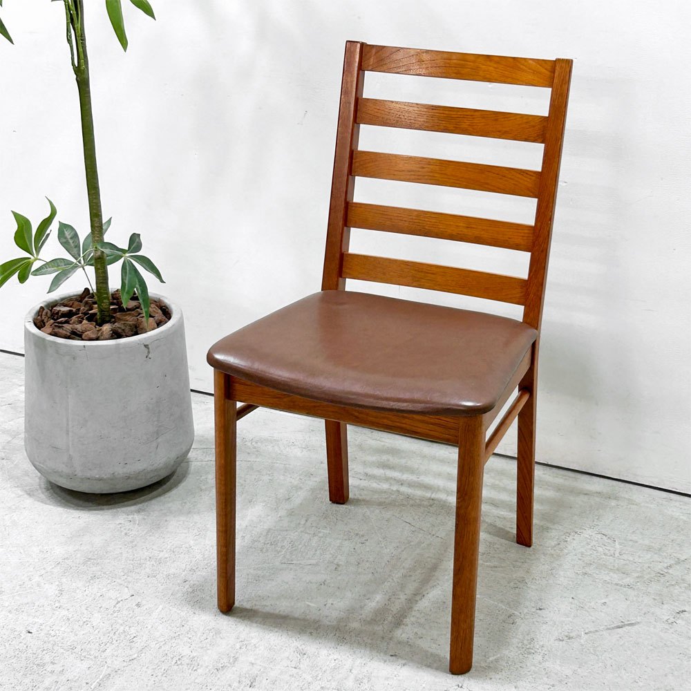 【祖師ヶ谷大蔵店】 スコービー Skovby SM50T チーク材 ダイニングチェア 本革シート 北欧 ビンテージ vintage デンマーク 買取させていただきました。