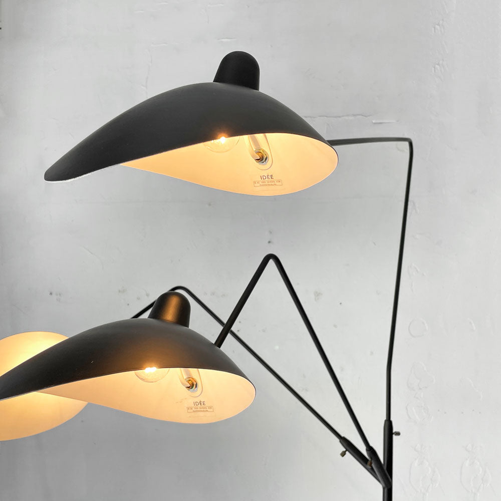 イデー IDEE ランパデール トワ ルミエーレ LAMPADAIRE 3 LUMIERES フロアライト スタンドライト 3灯 ブラック セルジュ・ムーユ～賢い昆虫
