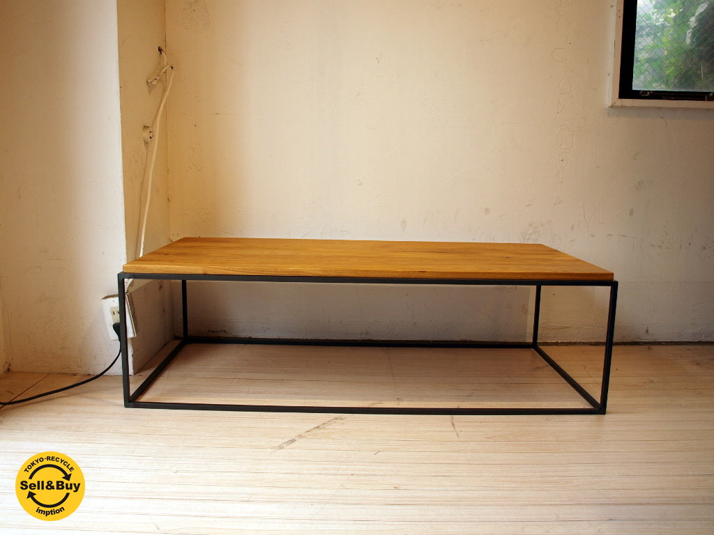 イデー IDEE フレームテーブル Frame Table ホワイトオークトップ ～ フレームの繊細さと質の良い無垢のセットアップ。【 買取と販売とレンタルのお店 】