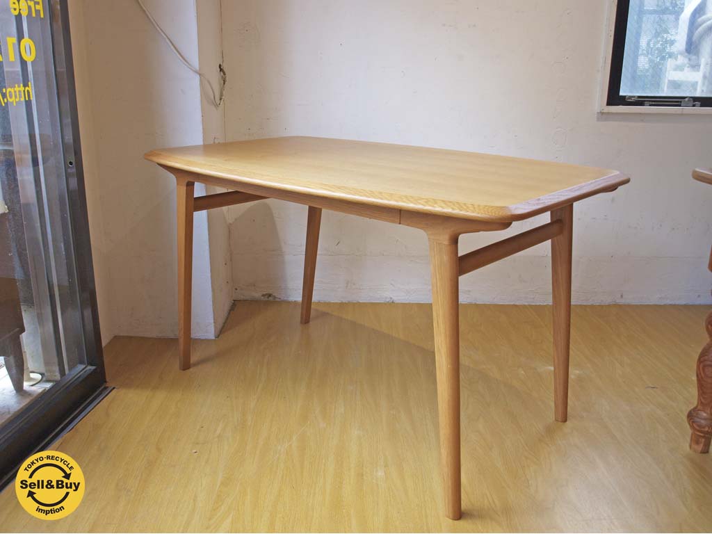 イデー IDEE イキ IKI ダイニングテーブル オーク材 幅125cm 廃盤 中古品 買い取りしました。