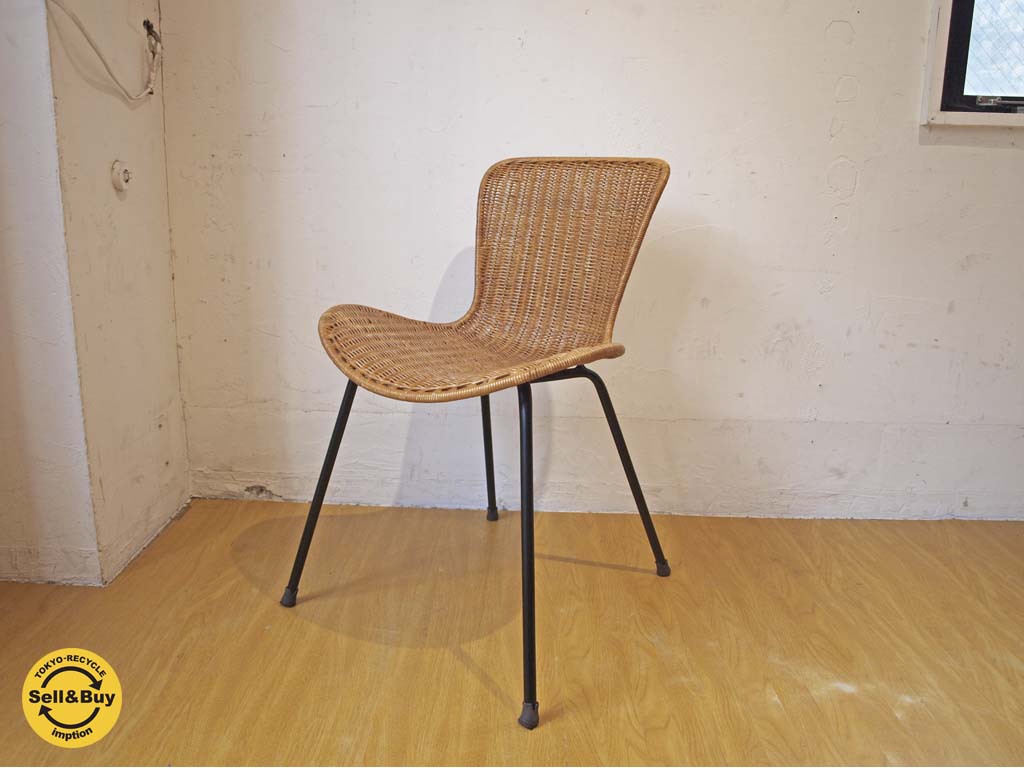 イデー IDEE マレアチェア Marea chair ダイニングチェア ラタン スチールレッグ リゾートスタイル 中古品 買い取りしました。