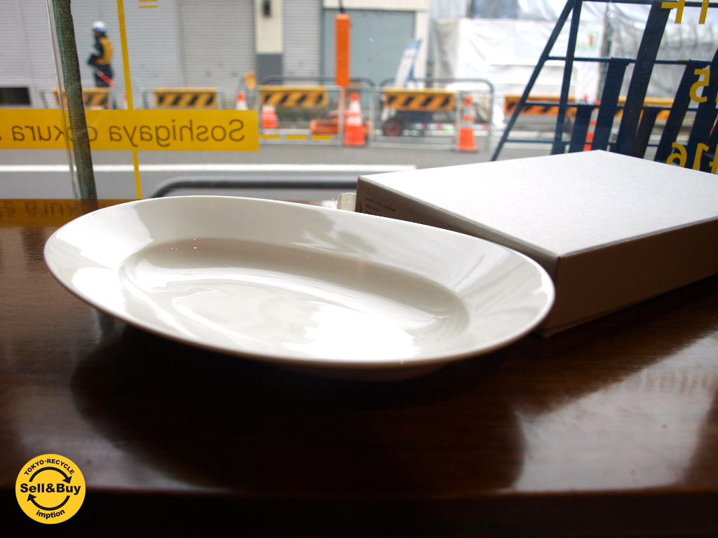 イイホシ ユミコ yumiko iihoshi porcelain オーバルプレート Oval Plate Mサイズ ホワイト 中古品 買い取りしました。下北沢店 出張買取もお任せ下さい。
