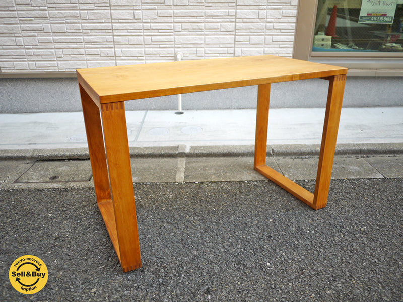 イクスス IKUSUSU デスク アルダー材無垢 WDE-05 幅70  買い取りしました。経堂店 出張買取もお任せ下さい。