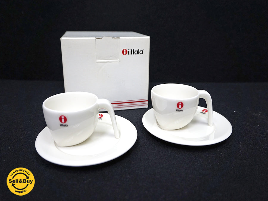 イッタラ iittala エゴ Ego カップ&ソーサー ホワイト ステファン・リンドフォース 箱付き 廃番 中古品 買い取りしました。祖師ヶ谷大蔵店 出張買取もお任せ下さい。