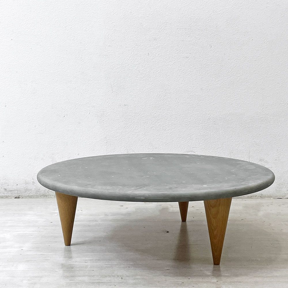 【祖師ヶ谷大蔵店】ザ・コンランショップ THE CONRAN SHOP × ベンチマーク BENCHMARK トゥルーロ コーヒーテーブル TRURO COFFEE TABLE ジンクトップ ラウンドテーブル ローテーブル 廃番 買取させていただきました。
