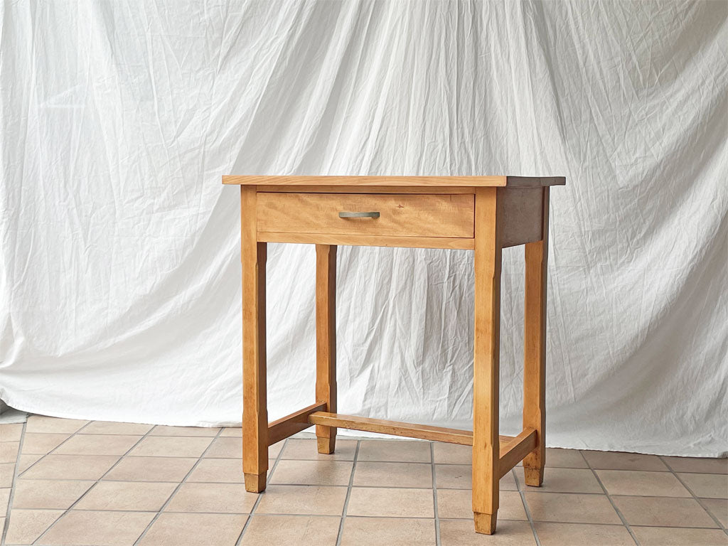 ジャパンビンテージ japan vintage デスク 1ドロワー W67cm ワークテーブル 木味 作業台 店舗什器 中古品 買い取りしました。