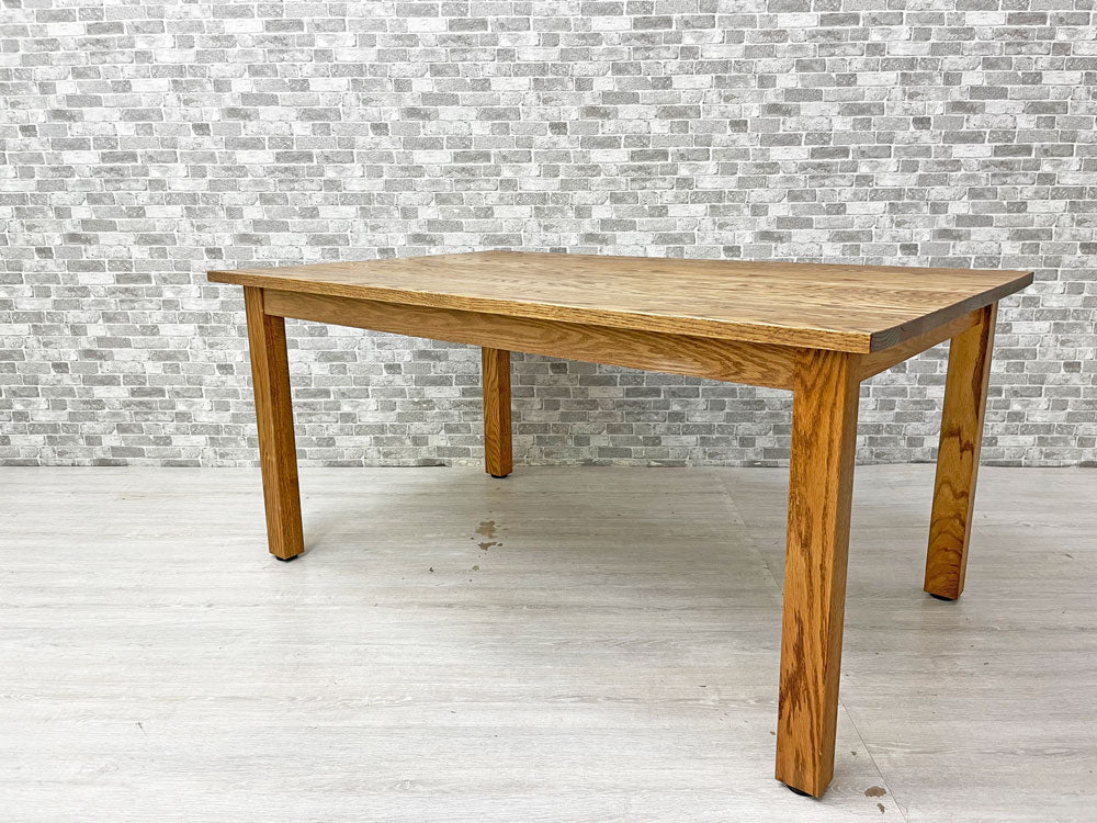 モモナチュラル MOMO Natural ベント VENT レクタングルトップ RECT TOP ダイニングテーブル オーク無垢集成材 高さ62cm リビングダイニング 定価￥99,000- 中古品 買い取りしました。