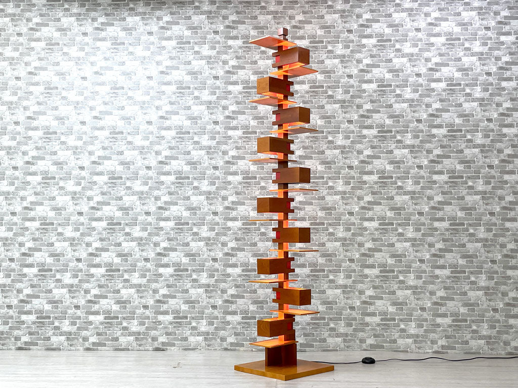 フランク・ロイド・ライト FRANK LLOYD WRIGHT タリアセン2 TALIESIN 2 フロアランプ チェリー S2309 ヤマギワ取扱 正規品 定価￥363,000- 中古品 買い取りしました。