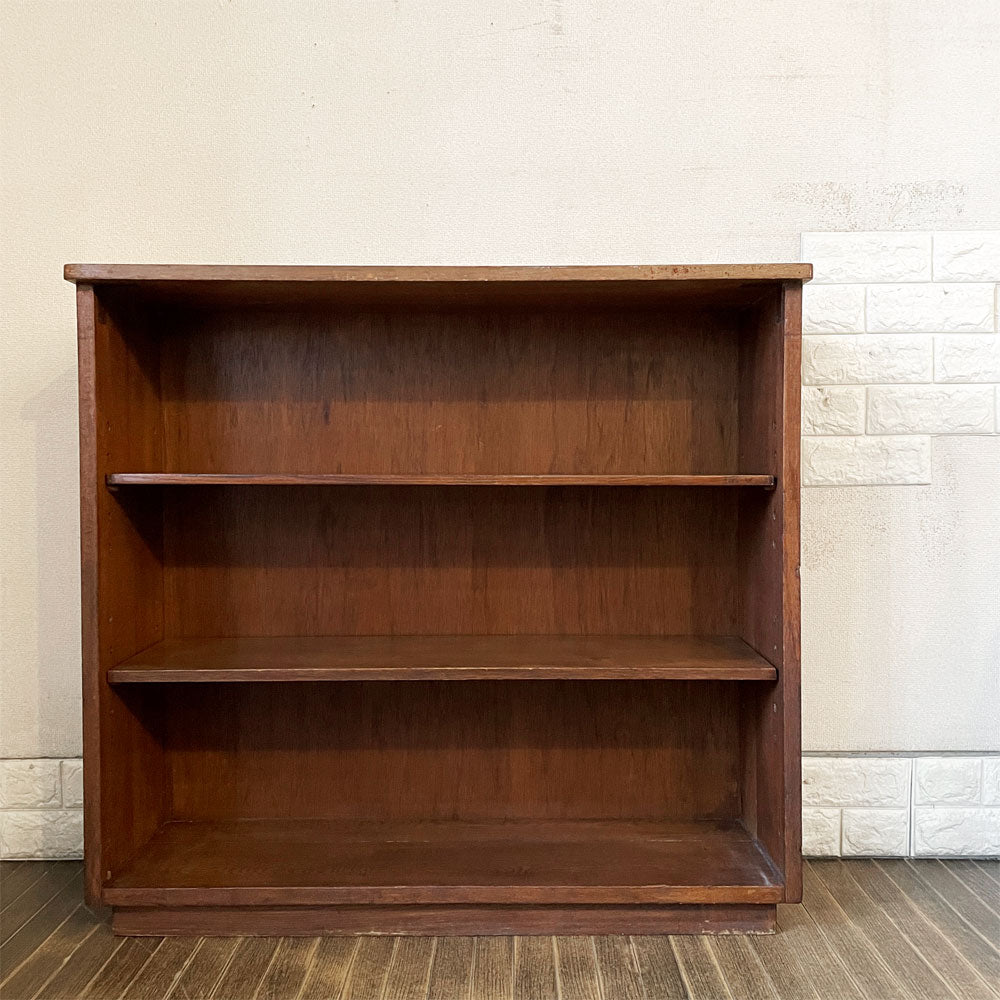 【経堂店】ジャパンビンテージ Japan Vintage 木製ブックケース 本棚 飾り棚 3段 W93.5cm 昭和レトロ 古家具 買取させていただきました。