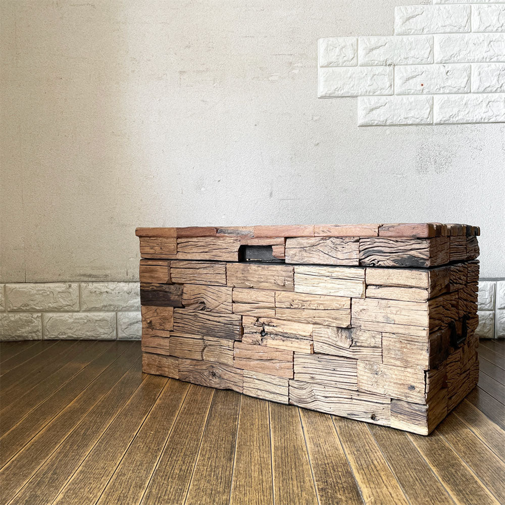 【経堂店】ジャーナルスタンダードファニチャー j.s.F ブレダ BREDA ボックス Sサイズ W61cm 収納箱 ローテーブル チーク古材 廃番 買取させていただきました。