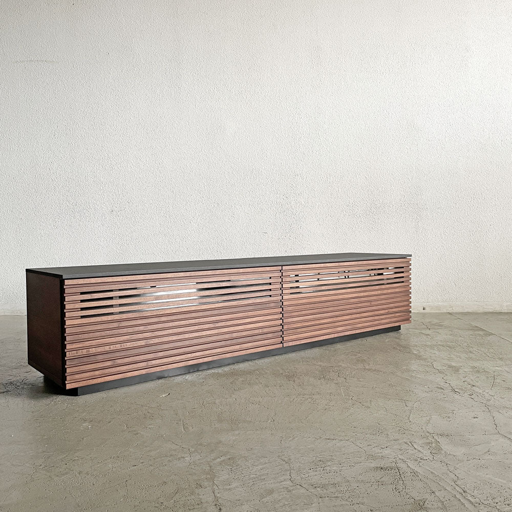 【登戸BASE店】関家具 ジェネシス JENESYS テレビボード AVボード W180cm ウォールナット 2ドロワー 棚付 定価￥86,750- 買取させていただきました。