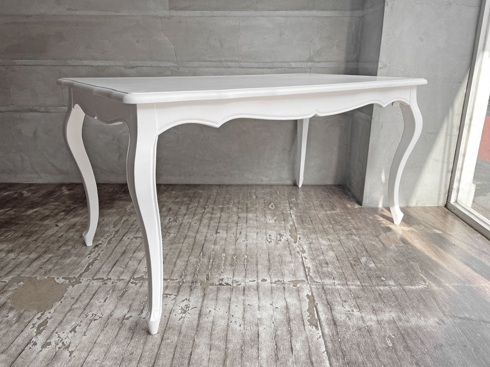サラグレース Sarah Grace SGD ダイニングテーブル Elegance 145cm ホワイト 定価\121,000- 中古品 買い取りしました。