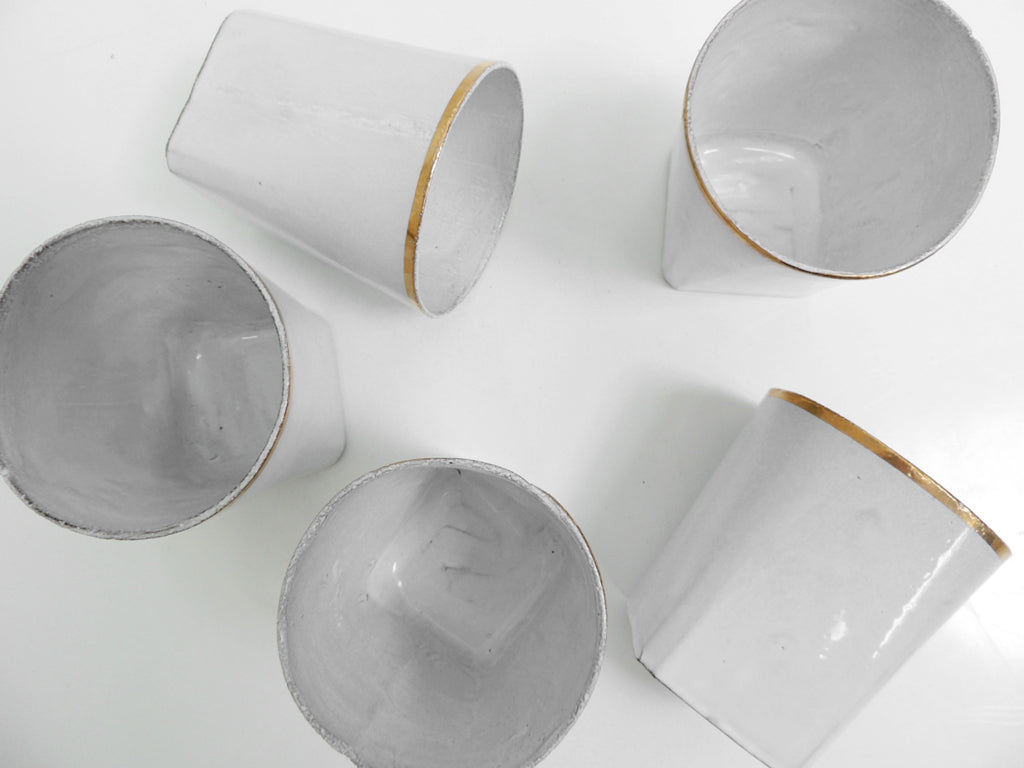 アスティエ・ド・ヴィラット ASTIER de VILLATTE CRESUS ゴブレット GOBELET 5客   中古品 買い取りしました。