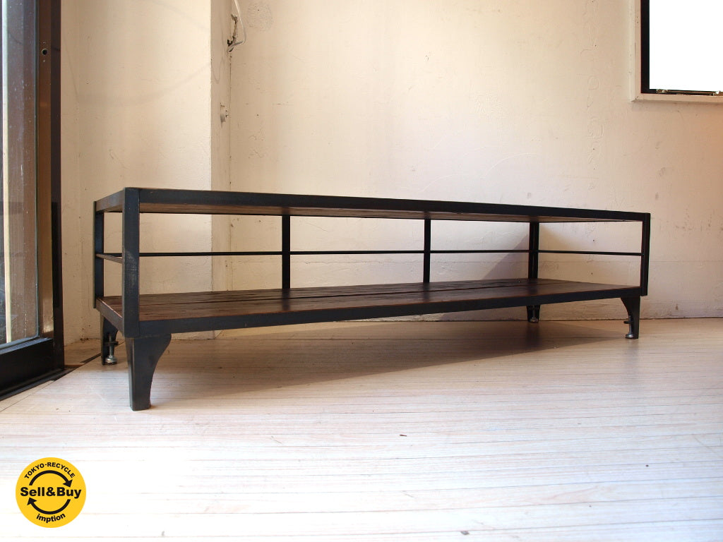 ジャーナルスタンダードファニチャー journal standard Furniture カルビ CALVI テレビボード AVボード 幅 約150ｃｍ 旧タイプ ★中古品 買い取りしました。下北沢店 出張買取もお任せ下さい。