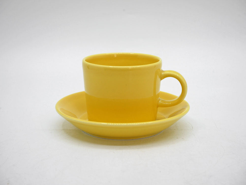 アラビア ARABIA ティーマ TEEMA デミタスカップ＆ソーサー C＆S イエロー 王冠ロゴ カイ・フランク Kaj Franck フィンランド 北欧ビンテージ 中古品 買い取りしました。