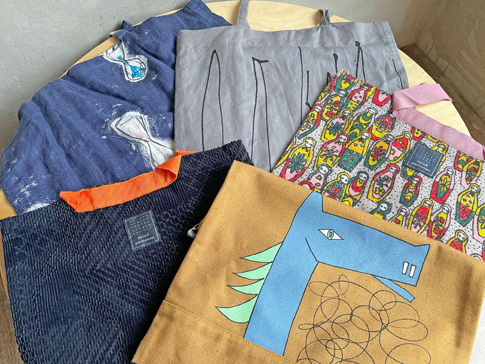 ミナペルホネン mina perhonen トートバッグ 各5種 中古品 買い取りしました。