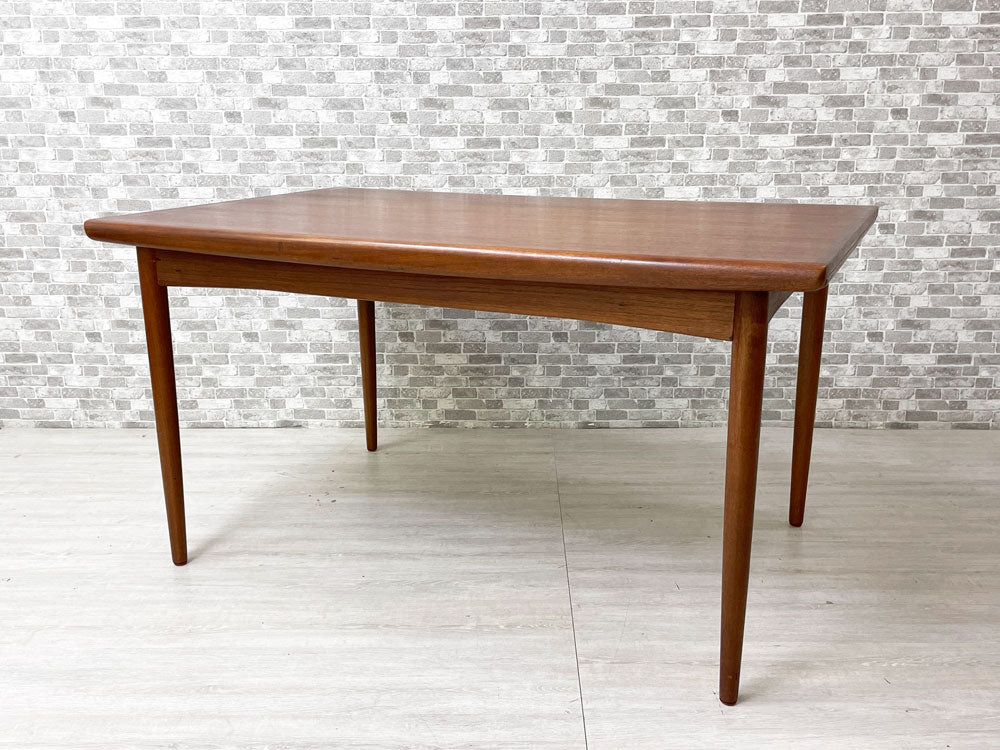 スコビー Skovby チーク材 エクステンション ダイニングテーブル ドローリーフ 伸長式 W140-195-250cm 北欧 デンマークビンテージ ハルタ購入 中古品 買い取りしました。